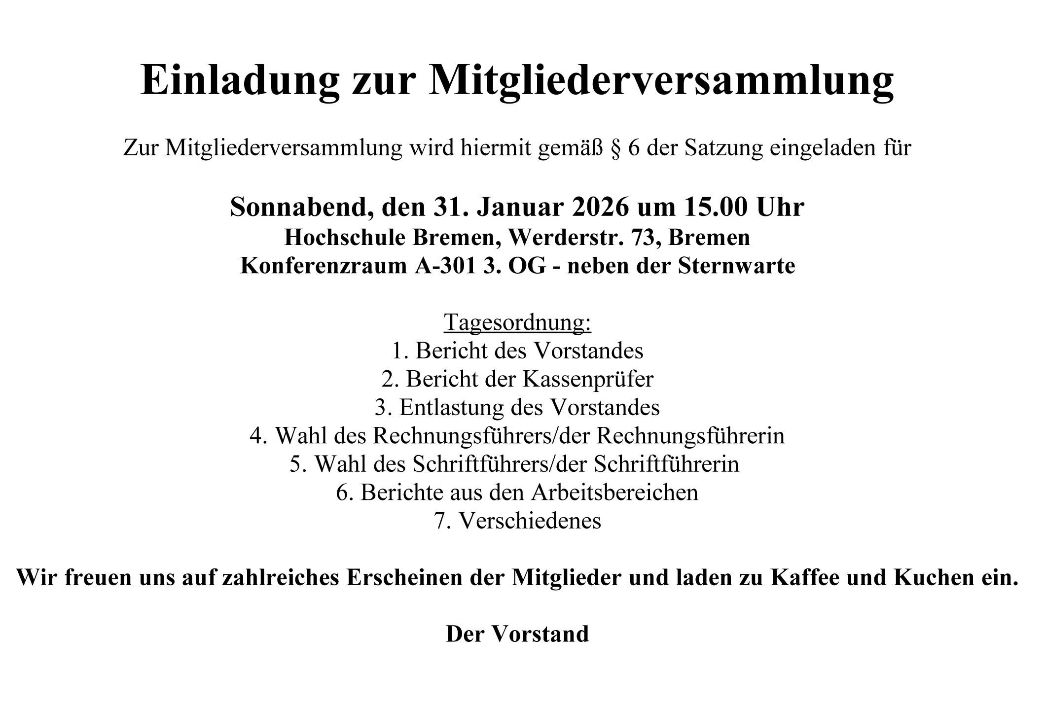 Mitgliederversammlung 2601