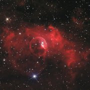 Wasserstoffnebel NGC 7635 ("Bubble-Nebel") im Sternbild Cassiopeia